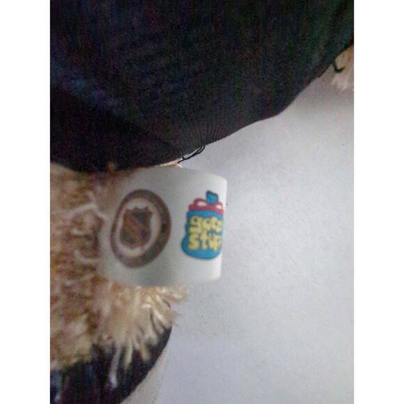 NHL Pittsburgh Penguins 10" Stuffed Hockey Bear With Wooden Hockey Stick - Picture 7 of 7